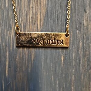 Paparazzi Gold Heart 'Grandma' Necklace